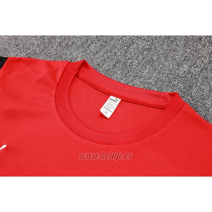 Chandal del AC Milan Manga Corta 2023-2024 Rojo